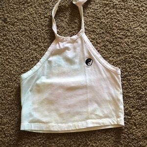 Pastel tie dye halter